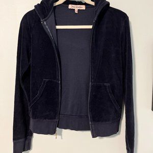 Women's Juicy Couture Velvet Zip-Up Sweater